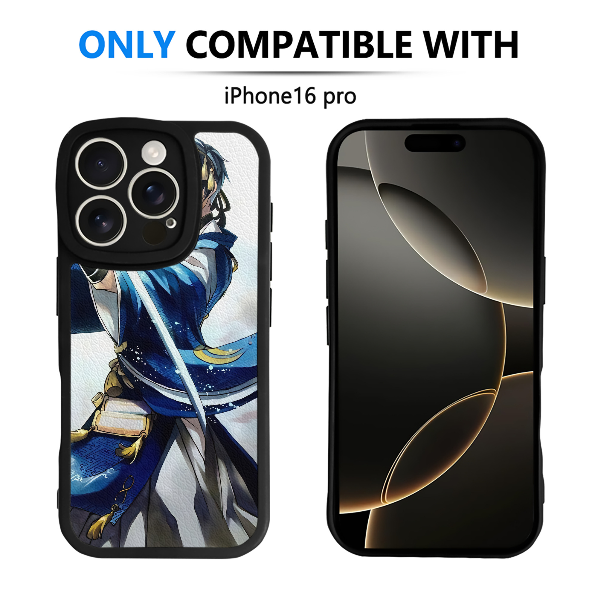 （画像用） 刀剣乱舞 Touken Ranbu 【iPhone 16シリーズ対応】シリコンスマホケース（レザー調） 材質：シリコン